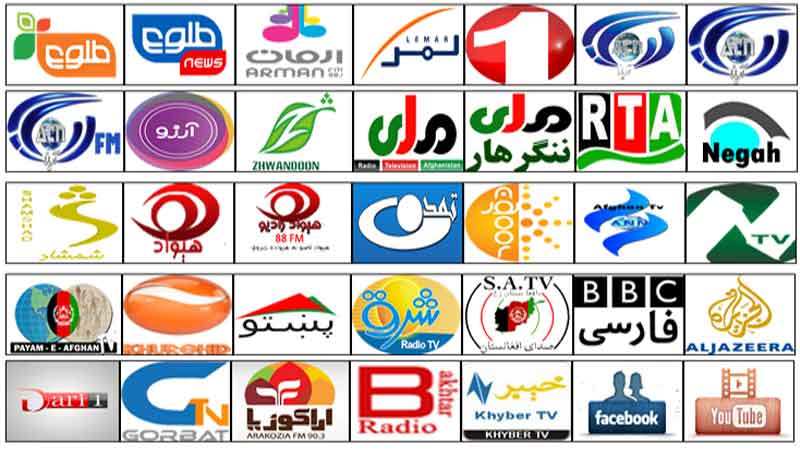 تلویزیون های افغانستان
