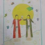 نقاشی با موضوع عید غدیر کاری از رویا سادات حسینی ۱۴ ساله از مشهد نقاشی با موضوع عید غدیر کاری از رویا سادات حسینی 14 ساله از مشهد