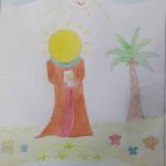 نقاشی با موضوع عید غدیر کاری از هانیه سادات حسینی ۹ ساله از مشهد نقاشی با موضوع عید غدیر کاری از هانیه سادات حسینی 9 ساله از مشهد