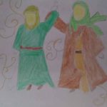 نقاشی با موضوع عید غدیر کاری ازفاطمه سادات حسینی ۷ ساله از تهران نقاشی با موضوع عید غدیر کاری ازفاطمه سادات حسینی 7 ساله از تهران
