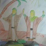 نقاشی با موضوع عید غدیر کاری از اسماء سادات حسینی ۹ ساله از مشهد نقاشی با موضوع عید غدیر کاری از اسماء سادات حسینی 9 ساله از مشهد